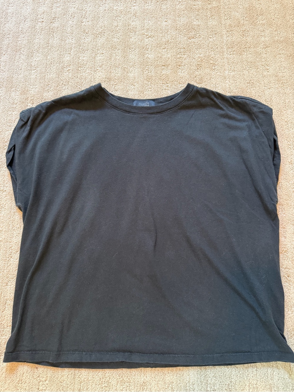 Nuuds Muscle Tee - black size small